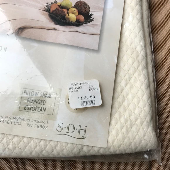 The Purists quilted Egyptian cotton European pillow sham, Boa - Picture 2 of 3